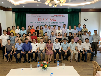 Khai giảng khoá tập huấn nâng cao giảng viên TOT-IPHM cho các tỉnh phía Bắc